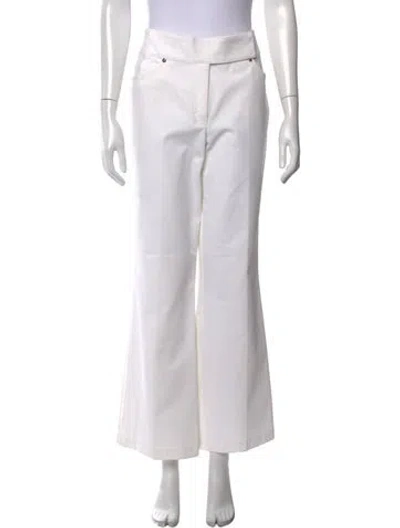 Pre-owned Escada Wide Leg Pants In Neutrals