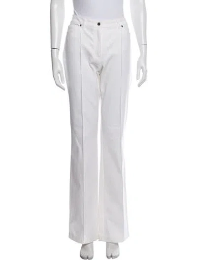 Pre-owned Escada Wide Leg Pants In Neutrals