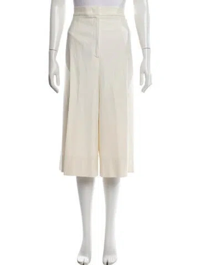 Pre-owned Escada Wide Leg Pants In Neutrals