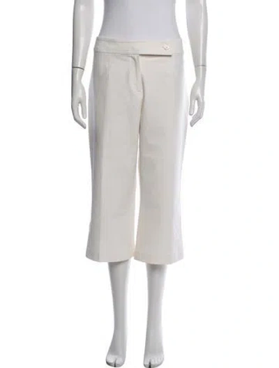 Pre-owned Escada Wide Leg Pants In Neutrals