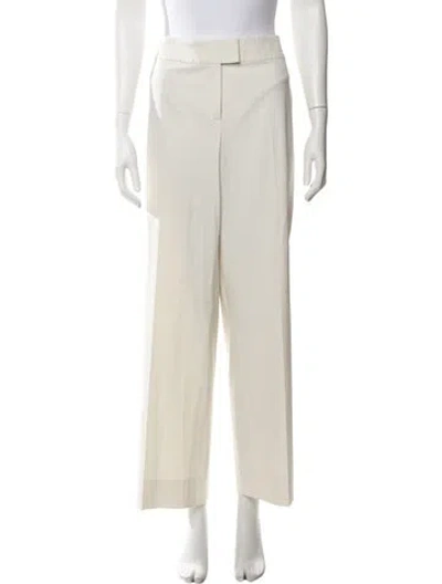 Pre-owned Escada Wide Leg Pants In Neutrals