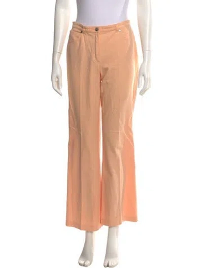 Pre-owned Escada Wide Leg Pants In Orange