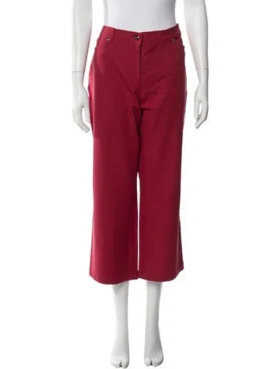 Pre-owned Escada Wide Leg Pants In Pink