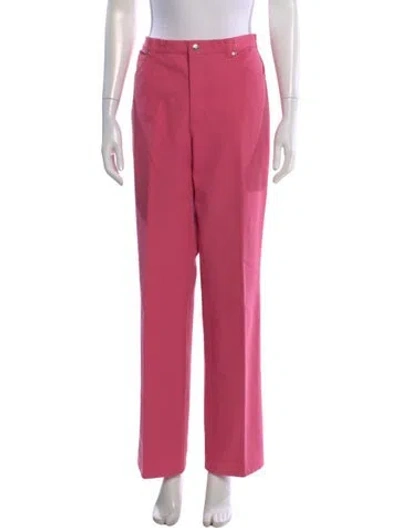 Pre-owned Escada Wide Leg Pants In Pink