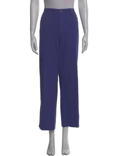 Pre-owned Escada Wide Leg Pants In Purple