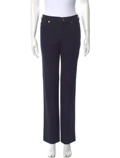 Pre-owned Escada Wide Leg Pants W/ Tags In Blue