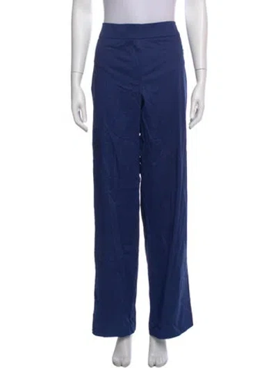 Pre-owned Escada Wide Leg Pants W/ Tags In Blue