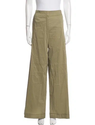 Pre-owned Escada Wide Leg Pants W/ Tags In Green