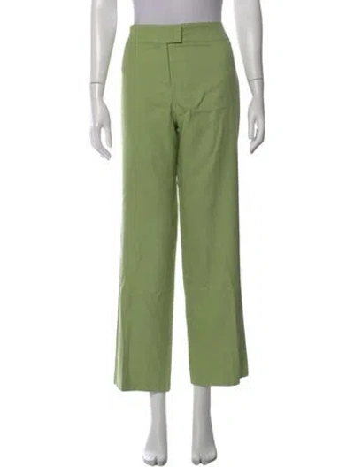 Pre-owned Escada Wide Leg Pants In Yellow