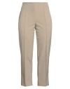Escada Woman Pants Khaki Size 14 Polyamide, Elastane In Beige