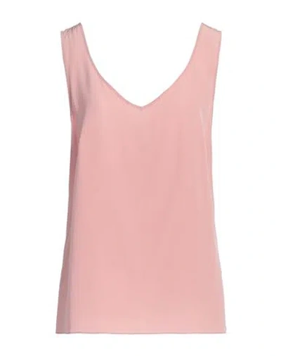 Escada Woman Top Blush Size 12 Silk In Pink