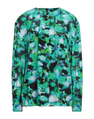 Escada Woman Top Emerald Green Size 12 Silk
