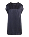 Escada Woman Top Navy Size 12 Viscose In Navy
