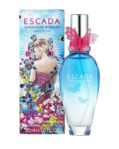 Escada Women's 1.6oz Turquoise Summer Edt Spray In White