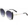 Escada Women's Sesa47f 0a01 56mm Sunglasses In Metallic