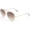 Escada Women's 58mm Gold Sunglasses In Multi