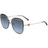 Escada Women's 61 Mm Blue Sunglasses