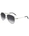 Escada Women's Sesb75f 59mm Sunglasses In Silver