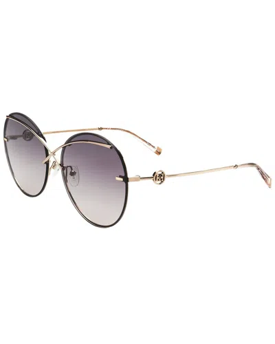 Escada Women's Sesc11f 61mm Sunglasses In Gold