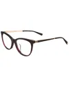 Escada Women's Vesa83f 54mm Optical Frames In Red