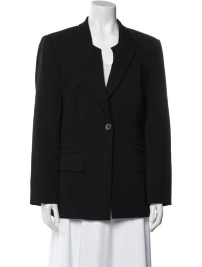 Pre-owned Escada Wool Blazer In Black