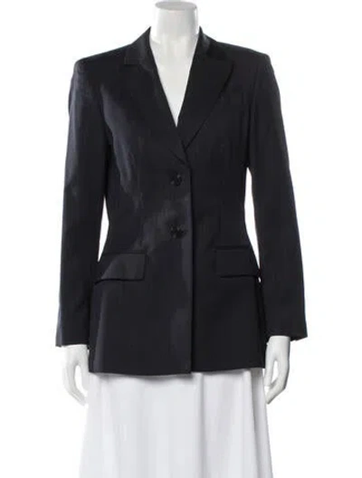 Pre-owned Escada Wool Blazer In Blue