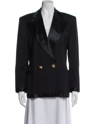 Pre-owned Escada Wool Blazer In Blue