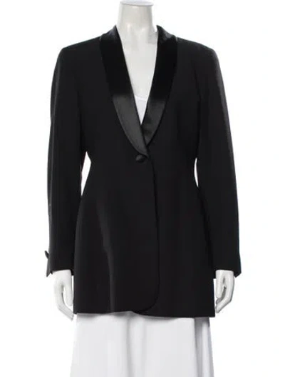 Pre-owned Escada Wool Blazer In Blue