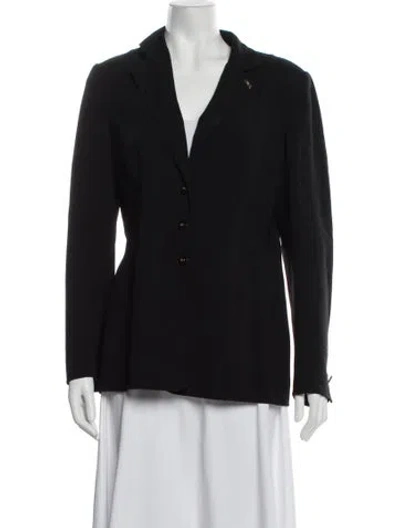 Pre-owned Escada Wool Blazer In Blue