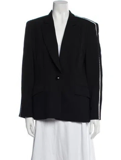 Pre-owned Escada Wool Blazer In Blue