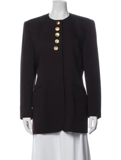Pre-owned Escada Wool Blazer In Brown