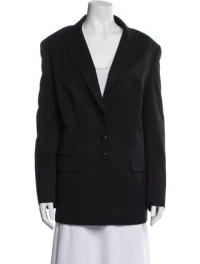 Pre-owned Escada Wool Blazer In Gray