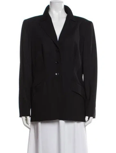 Pre-owned Escada Wool Blazer In Gray