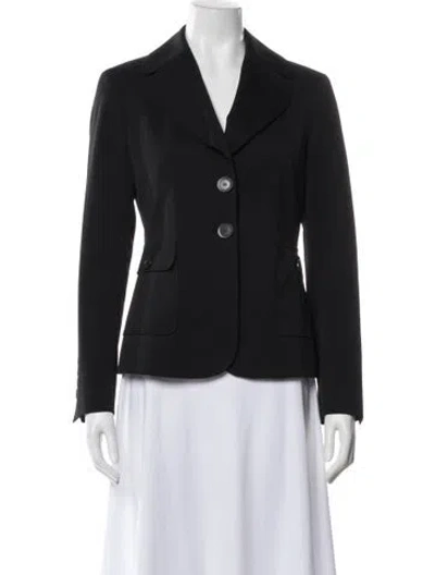 Pre-owned Escada Wool Blazer In Gray