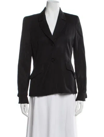 Pre-owned Escada Wool Blazer In Gray