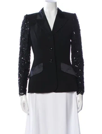 Pre-owned Escada Wool Blazer In Gray