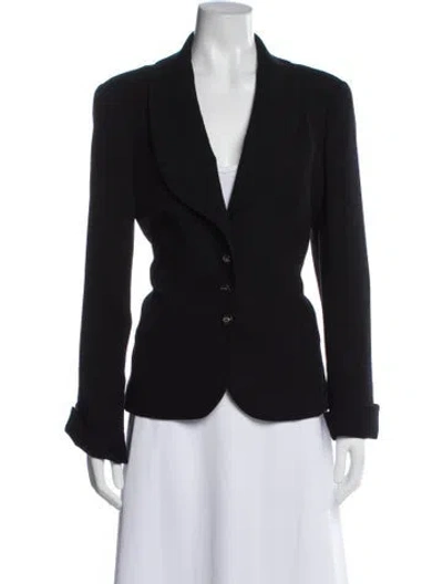 Pre-owned Escada Wool Blazer In Gray