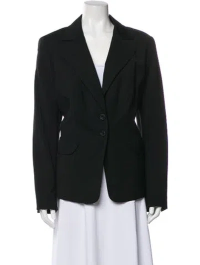 Pre-owned Escada Wool Blazer In Green