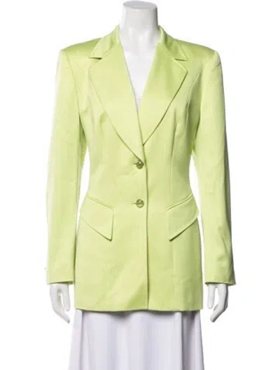 Pre-owned Escada Wool Blazer In Green