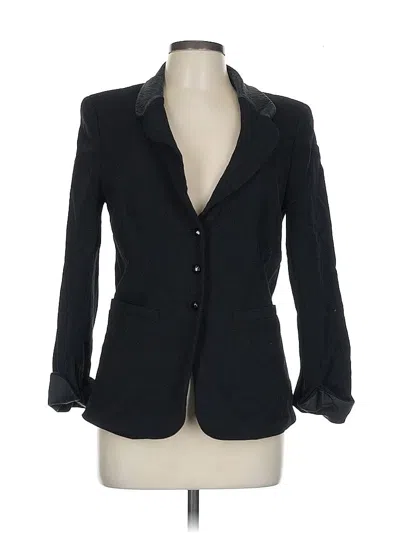 Pre-owned Escada Wool Blazer Jacket In Black