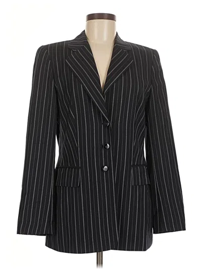 Pre-owned Escada Wool Blazer Jacket In Black