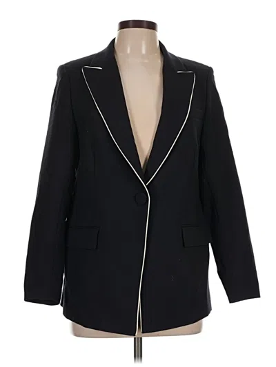 Pre-owned Escada Wool Blazer Jacket In Black