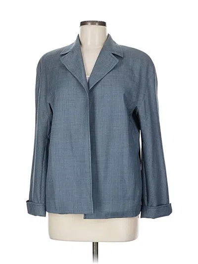 Pre-owned Escada Wool Blazer Jacket In Blue