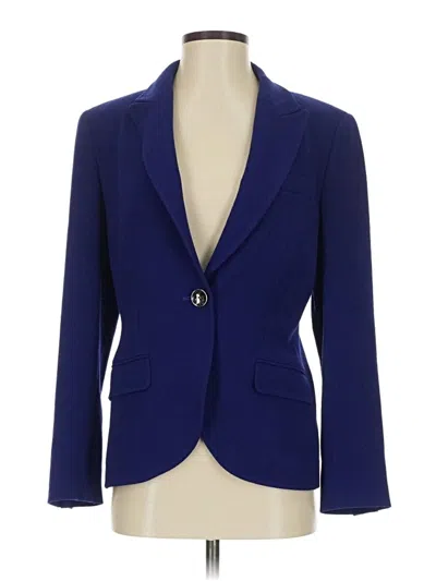 Pre-owned Escada Wool Blazer Jacket In Blue
