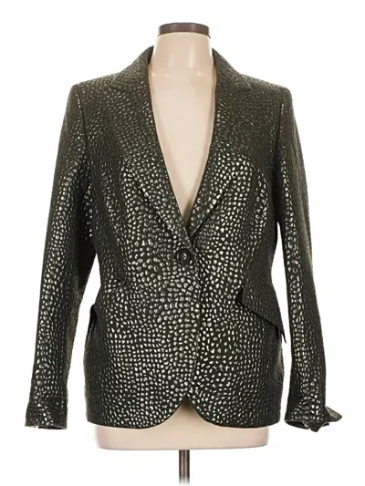 Pre-owned Escada Wool Blazer Jacket In Gold