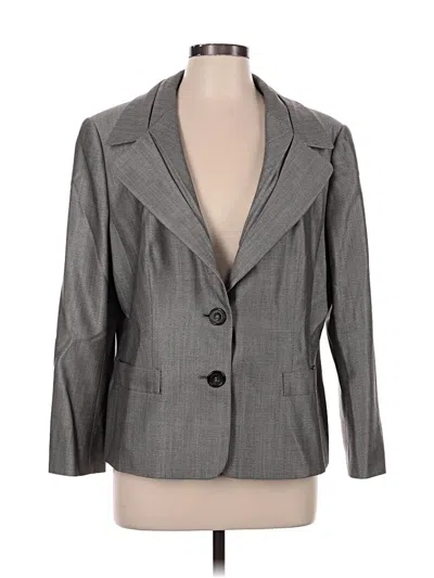 Pre-owned Escada Wool Blazer Jacket In Gray