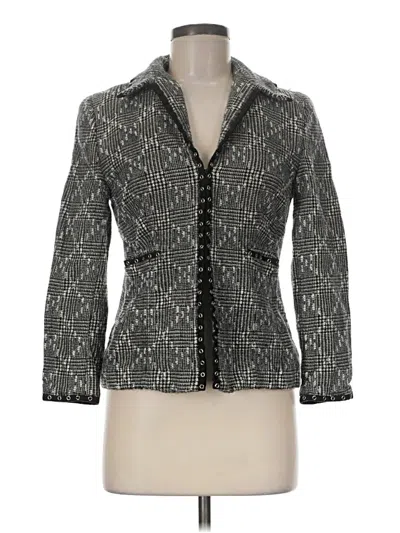 Pre-owned Escada Wool Blazer Jacket In Gray