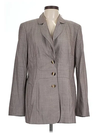 Pre-owned Escada Wool Blazer Jacket In Gray
