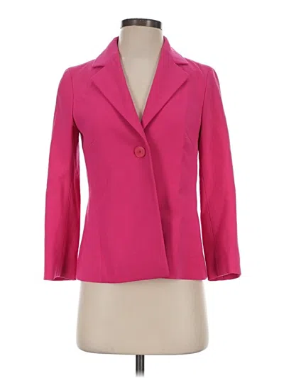 Pre-owned Escada Wool Blazer Jacket In Pink