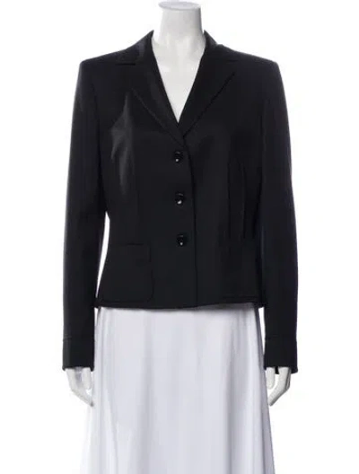 Pre-owned Escada Wool Blazer In Neutral